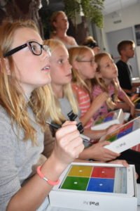 Ivrige Kahootdeltagere.